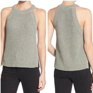 Madewell Valley Sweater Tank Gray